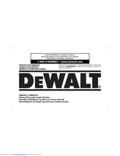 DeWalt DWE4517 Instruction Manual