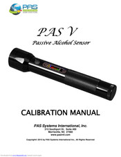 PAS Systems International PAS V Calibration Manual