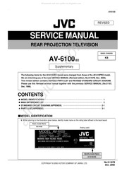 Jvc AV-6100 Service Manual