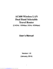 TP-Link AC600 User Manual