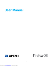 ZTE OPEN II User Manual