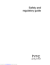 HTC Mini+ BL R120 Safety And Regulatory Manual