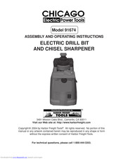 Chicago Electric 91674 Assembly And Operating Instructions Manual