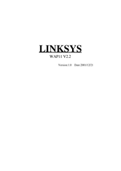 Linksys WAP11 v2.2 User Manual