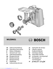 Bosch MUZ8NS1 Operating Instructions Manual