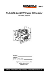 Generac Power Systems XD5000E Owner's Manual