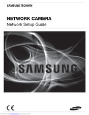 Samsung SNP-6321H Network Setup Manual