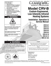 Roberts Gorden CoRayVac CRV-B-10 Installation, Operation & Service Manual