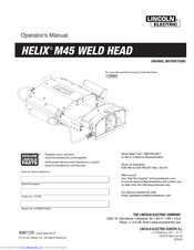 Lincoln Electric HELIX M45 Operator's Manual
