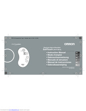 Omron SoftTouch HV-F158-E Instruction Manual