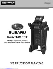Subaru GR8-1100 EST Instruction Manual