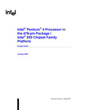 Intel Pentium 4 Design Manual