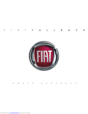 Fiat Fullback Single cab Owner's Manual