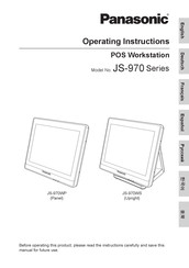 Panasonic JS-970WSX11X Operating Instructions Manual