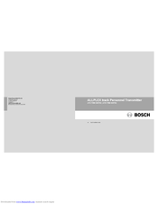 Bosch ATX-TRM-433T01 Installation Manual