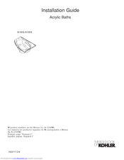 Kohler K-1313 Installation Manual