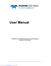 Teledyne T3AFG5-10 Series User Manual