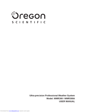 Oregon Scientific WMR300 User Manual