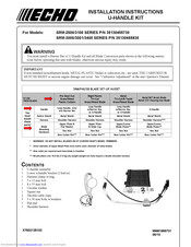 Echo SRM-3100 Series Installation Instructions Manual