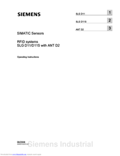 Siemens SIMATIC SLG D11 Operating Instructions Manual