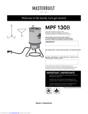 Masterbuilt MPF 130B Manual