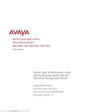 Avaya ERS 8600 Technical Configuration Manual