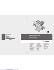 Bosch GKS 235 Turbo Professional Original Instructions Manual