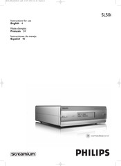 Philips Streamium SL50i Instructions For Use Manual