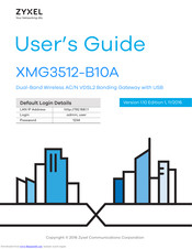 ZyXEL Communications XMG3512-B10A User Manual
