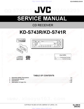 JVC KD-S741R Service Manual