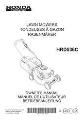 Honda HRD536C Owner's Manual