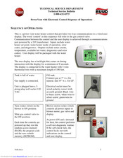 Rheem PowerVent Commercial Gas Water Heater Technical Service Bulletin