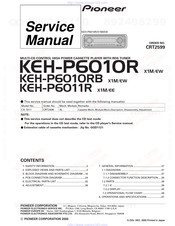 Pioneer KEH-P6011R/X1M/EE Service Manual