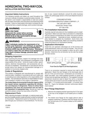 Goodman CH SERIES Installation Instructions Manual