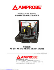 Amprobe AT-2003 Instructional Manual