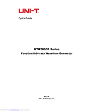 UNI-T UTG2000B Series Quick Manual