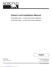 Norcold DCL4 Series Owners And Installation Manual