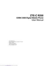ZTE ZTE-C R200 User Manual