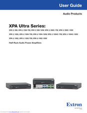 Extron electronics XPA U 358C-100V User Manual