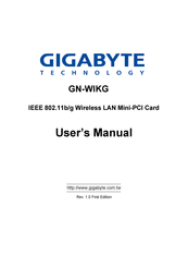 Gigabyte GN-WIKG User Manual