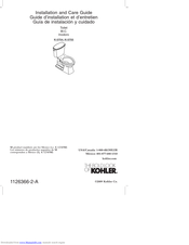 Kohler K-3754 Installation And Care Manual