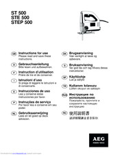 AEG STE 500 Instructions For Use Manual