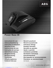 AEG Power Base 30 Instructions For Use Manual