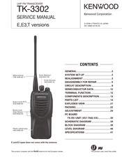 Kenwood TK-3302 E Service Manual