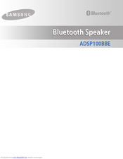 Samsung ADSP100BBE User Manual