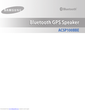 Samsung ACSP100BBE User Manual