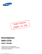 Samsung SGH-i270 User Manual
