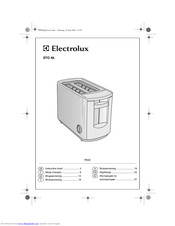 Electrolux STO 46 series Instruction Book