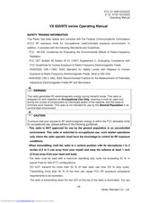 Vertex Standard VX-924 Operating Manual