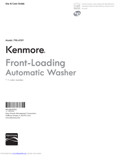Kenmore 796.4130 Series Use & Care Manual